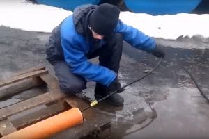 Очистка труб от засоров